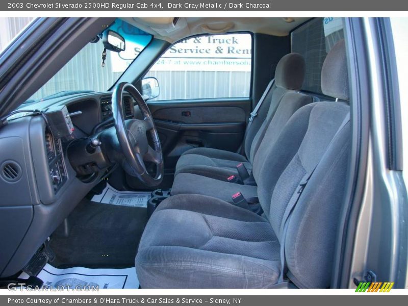 Dark Gray Metallic / Dark Charcoal 2003 Chevrolet Silverado 2500HD Regular Cab 4x4