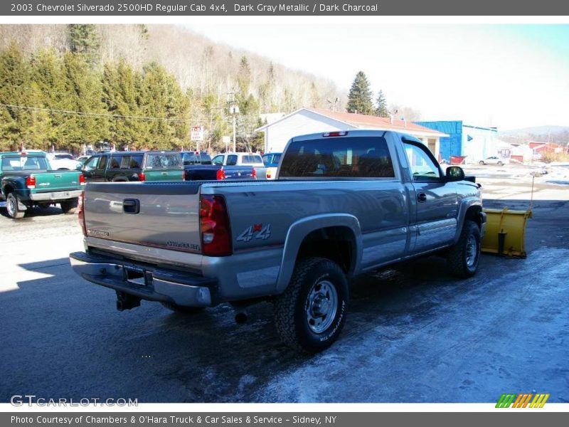 Dark Gray Metallic / Dark Charcoal 2003 Chevrolet Silverado 2500HD Regular Cab 4x4