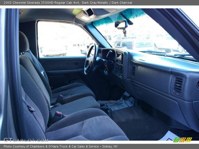Dark Gray Metallic / Dark Charcoal 2003 Chevrolet Silverado 2500HD Regular Cab 4x4