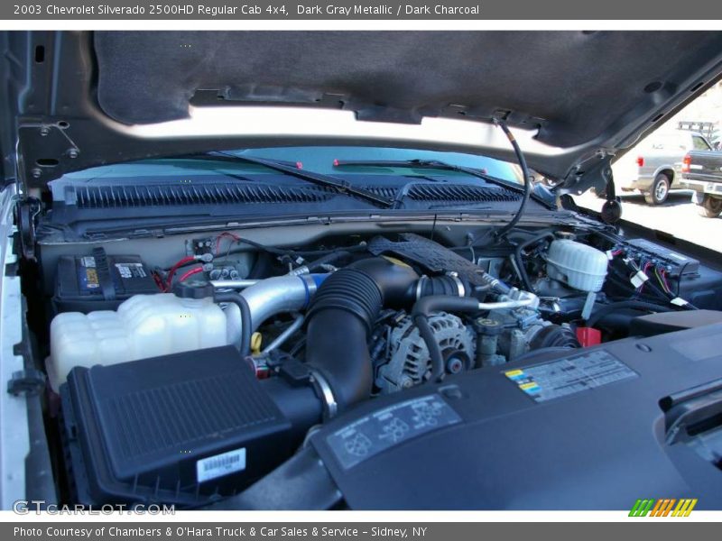 Dark Gray Metallic / Dark Charcoal 2003 Chevrolet Silverado 2500HD Regular Cab 4x4