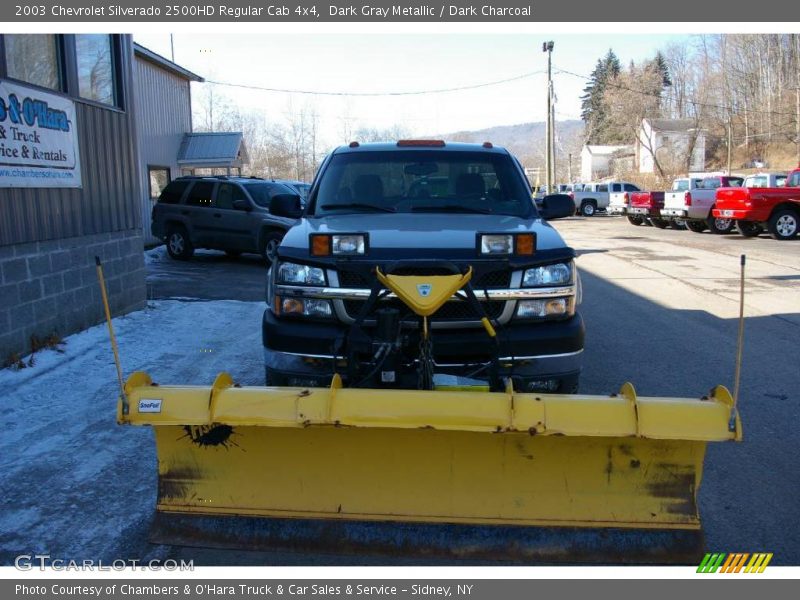 Dark Gray Metallic / Dark Charcoal 2003 Chevrolet Silverado 2500HD Regular Cab 4x4