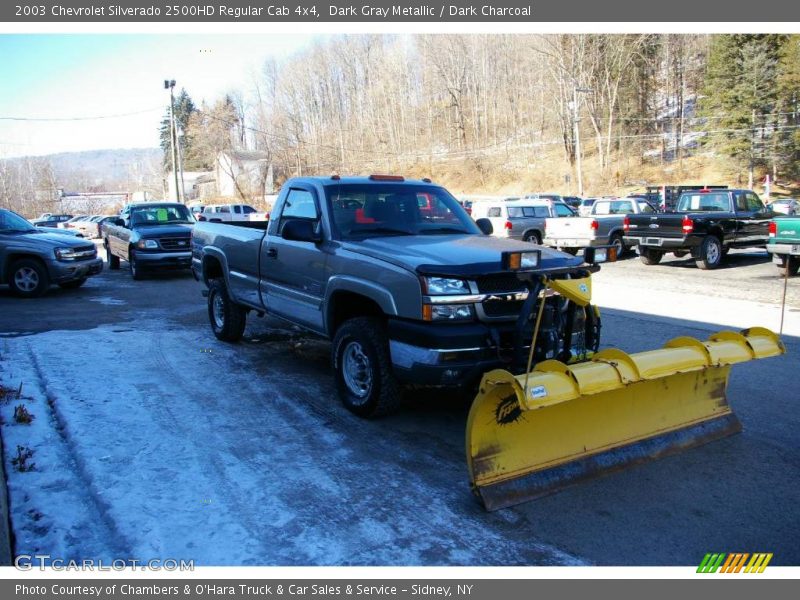 Dark Gray Metallic / Dark Charcoal 2003 Chevrolet Silverado 2500HD Regular Cab 4x4