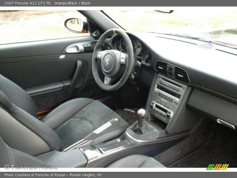 Orange/Black / Black 2007 Porsche 911 GT3 RS