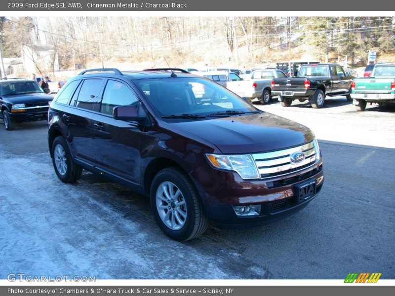 Cinnamon Metallic / Charcoal Black 2009 Ford Edge SEL AWD