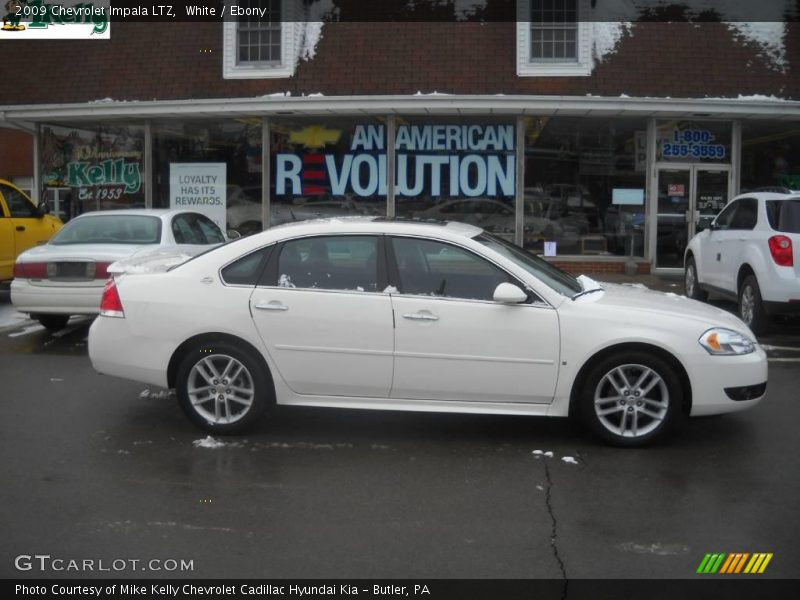 White / Ebony 2009 Chevrolet Impala LTZ