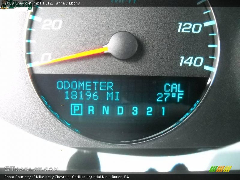 White / Ebony 2009 Chevrolet Impala LTZ