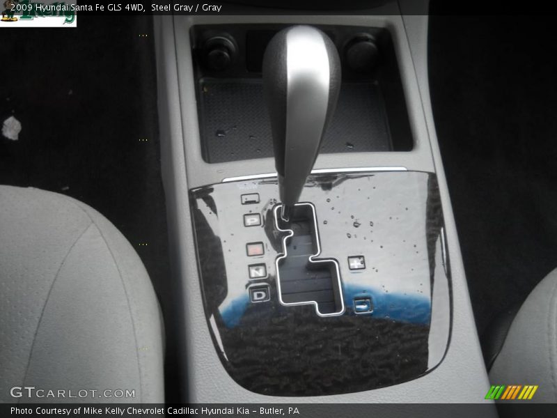 Steel Gray / Gray 2009 Hyundai Santa Fe GLS 4WD