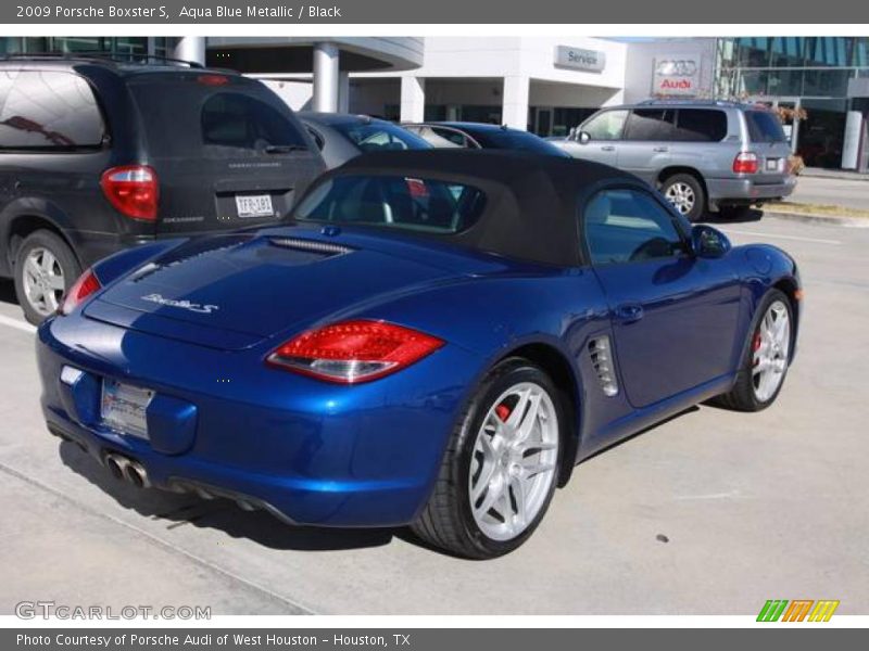 Aqua Blue Metallic / Black 2009 Porsche Boxster S