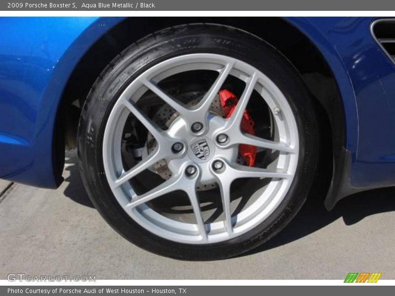 Aqua Blue Metallic / Black 2009 Porsche Boxster S