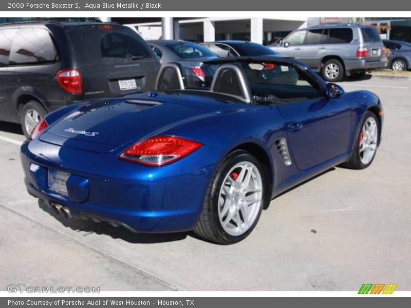 Aqua Blue Metallic / Black 2009 Porsche Boxster S