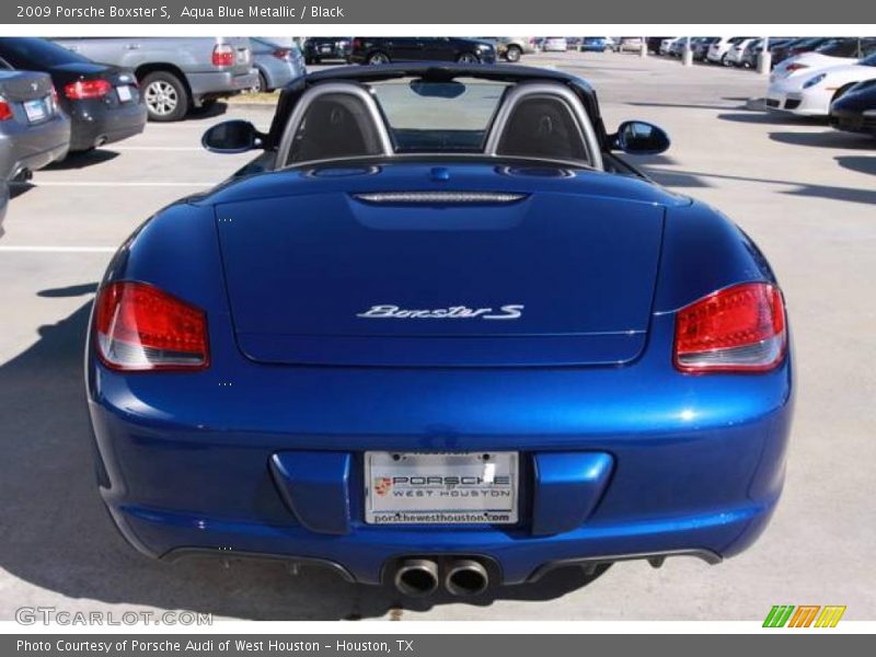 Aqua Blue Metallic / Black 2009 Porsche Boxster S