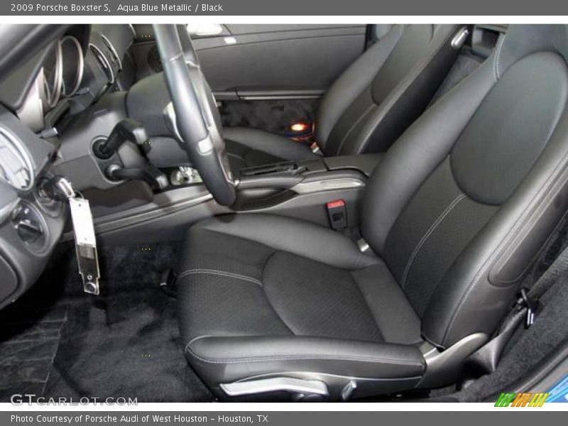 Aqua Blue Metallic / Black 2009 Porsche Boxster S