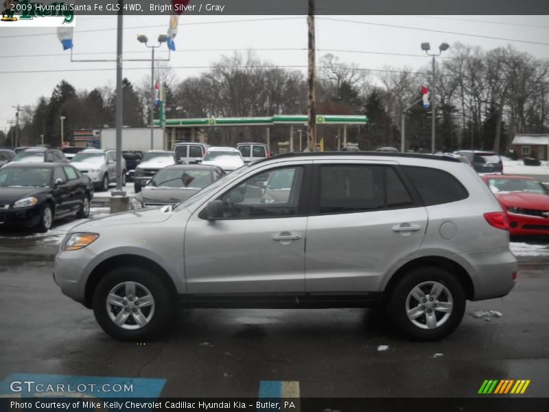 Bright Silver / Gray 2009 Hyundai Santa Fe GLS 4WD