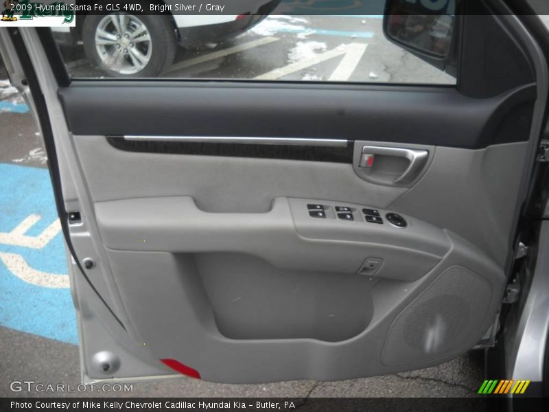 Bright Silver / Gray 2009 Hyundai Santa Fe GLS 4WD