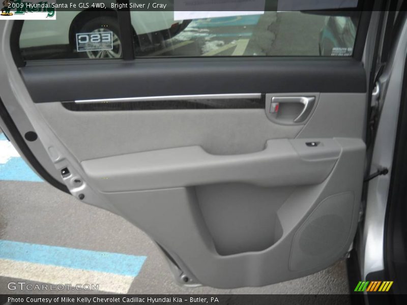 Bright Silver / Gray 2009 Hyundai Santa Fe GLS 4WD