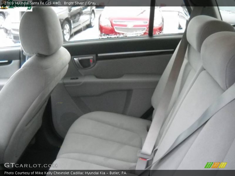 Bright Silver / Gray 2009 Hyundai Santa Fe GLS 4WD