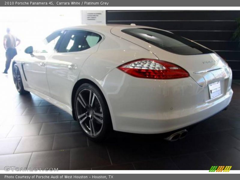 Carrara White / Platinum Grey 2010 Porsche Panamera 4S