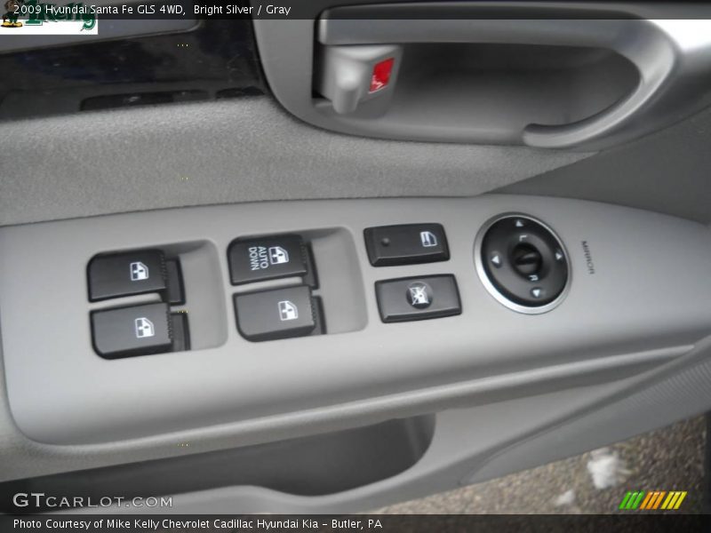 Bright Silver / Gray 2009 Hyundai Santa Fe GLS 4WD