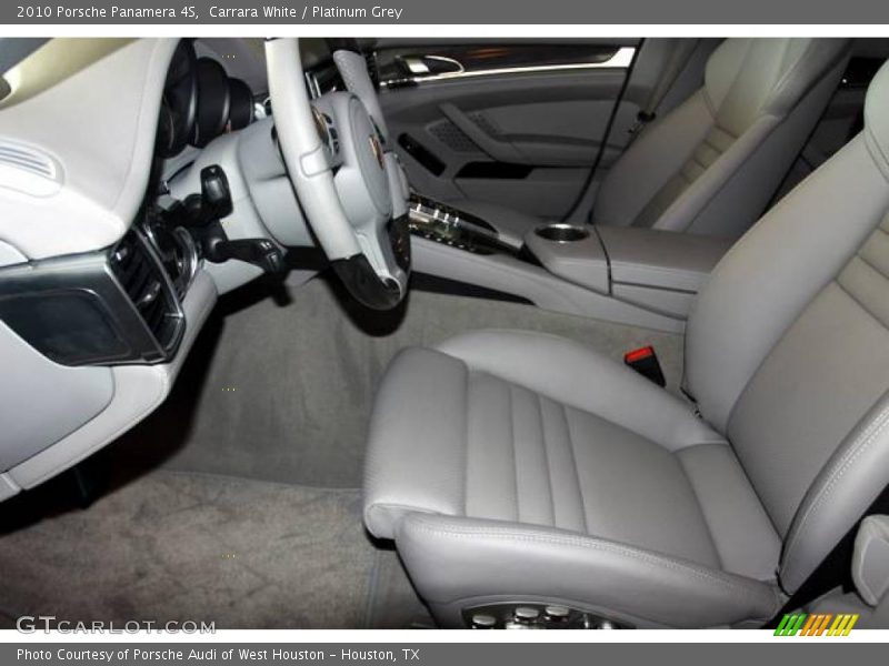 Carrara White / Platinum Grey 2010 Porsche Panamera 4S