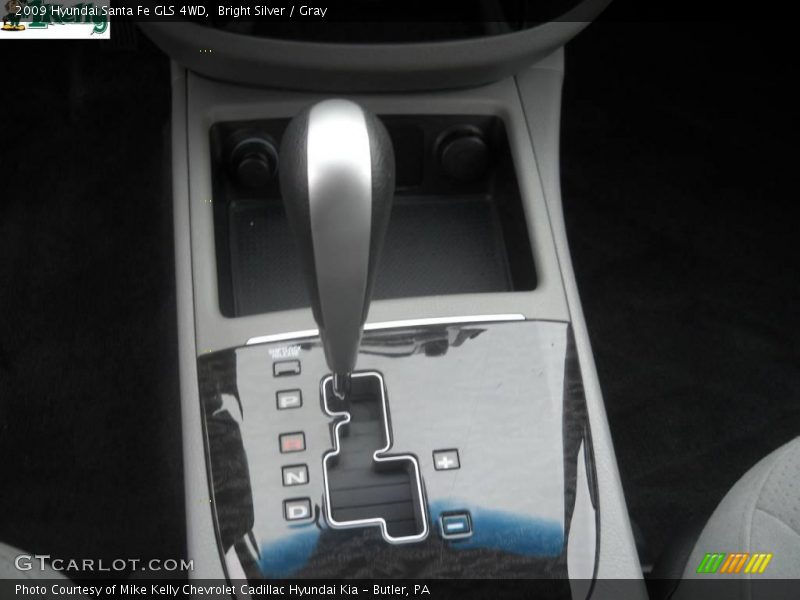 Bright Silver / Gray 2009 Hyundai Santa Fe GLS 4WD