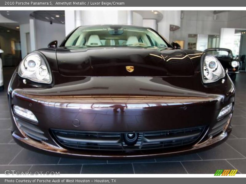 Amethyst Metallic / Luxor Beige/Cream 2010 Porsche Panamera S