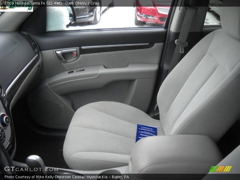 Dark Cherry / Gray 2009 Hyundai Santa Fe GLS 4WD