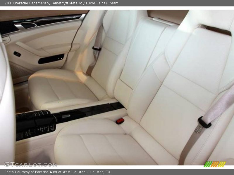 Amethyst Metallic / Luxor Beige/Cream 2010 Porsche Panamera S