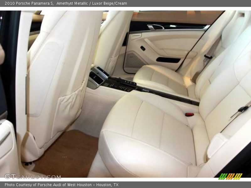 Amethyst Metallic / Luxor Beige/Cream 2010 Porsche Panamera S