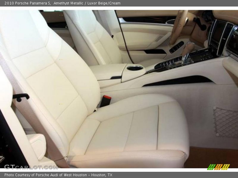 Amethyst Metallic / Luxor Beige/Cream 2010 Porsche Panamera S