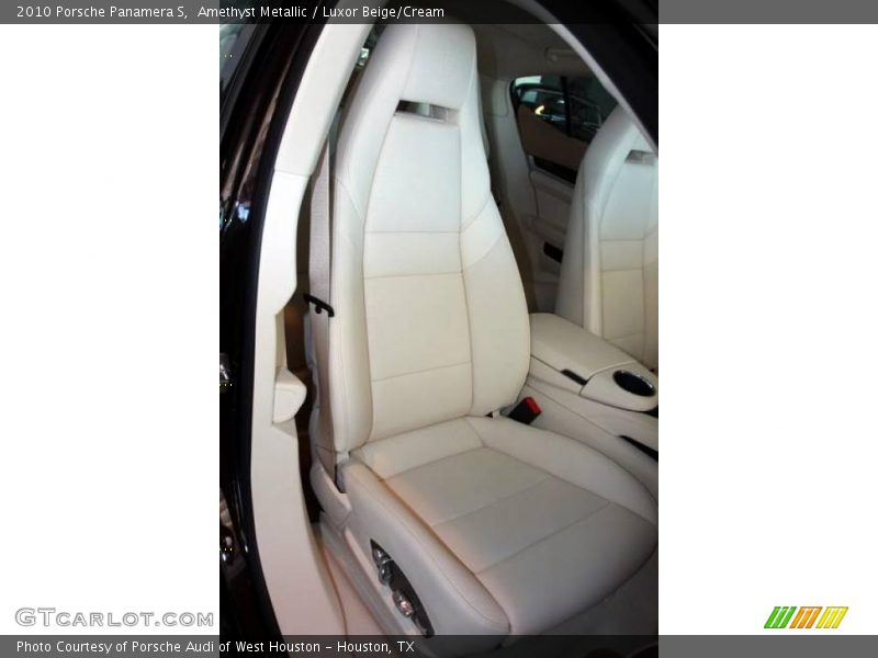 Amethyst Metallic / Luxor Beige/Cream 2010 Porsche Panamera S