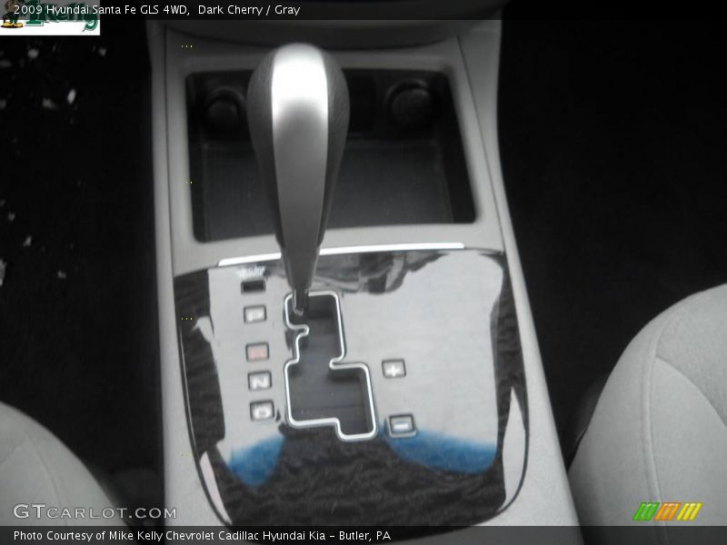Dark Cherry / Gray 2009 Hyundai Santa Fe GLS 4WD