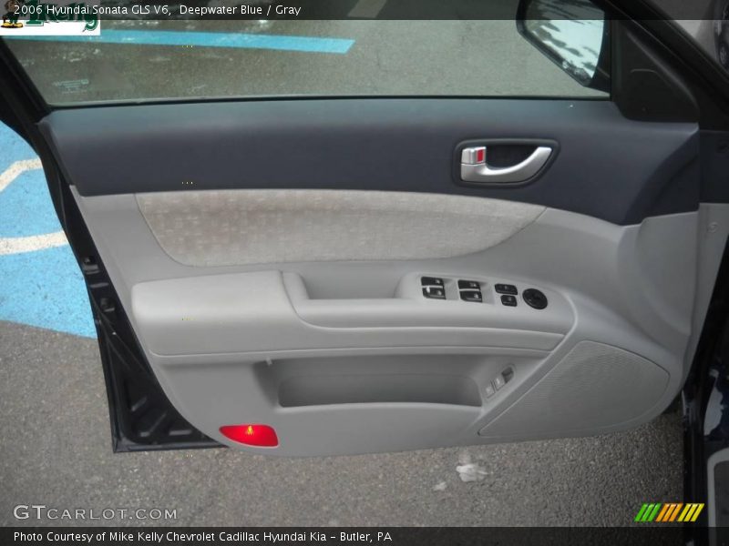Deepwater Blue / Gray 2006 Hyundai Sonata GLS V6