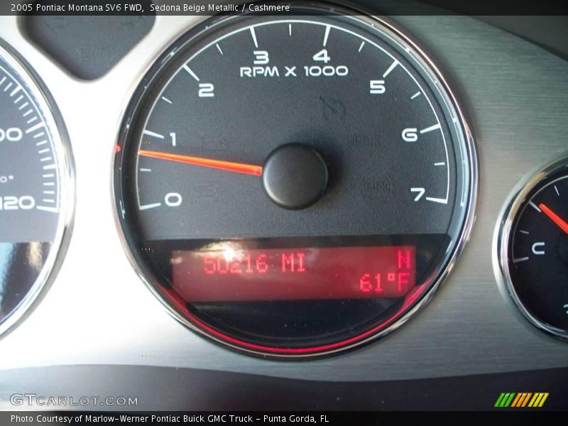 Sedona Beige Metallic / Cashmere 2005 Pontiac Montana SV6 FWD