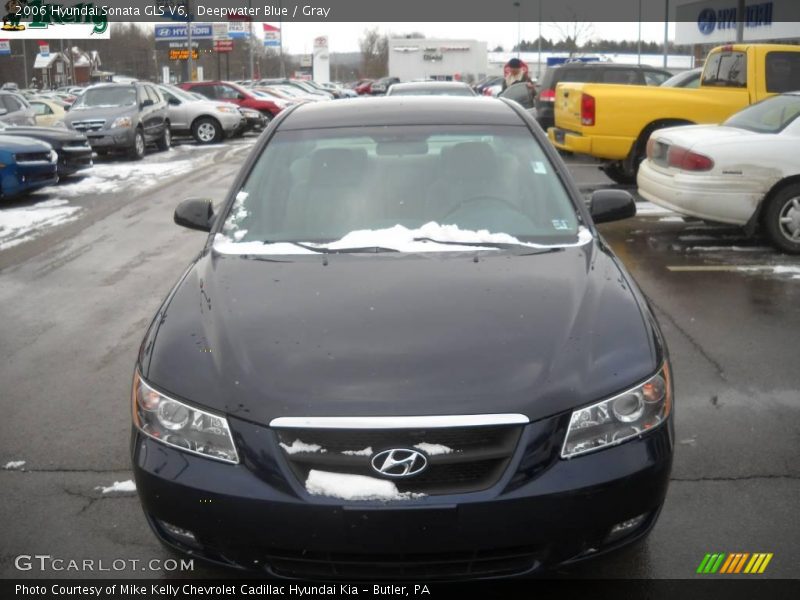 Deepwater Blue / Gray 2006 Hyundai Sonata GLS V6