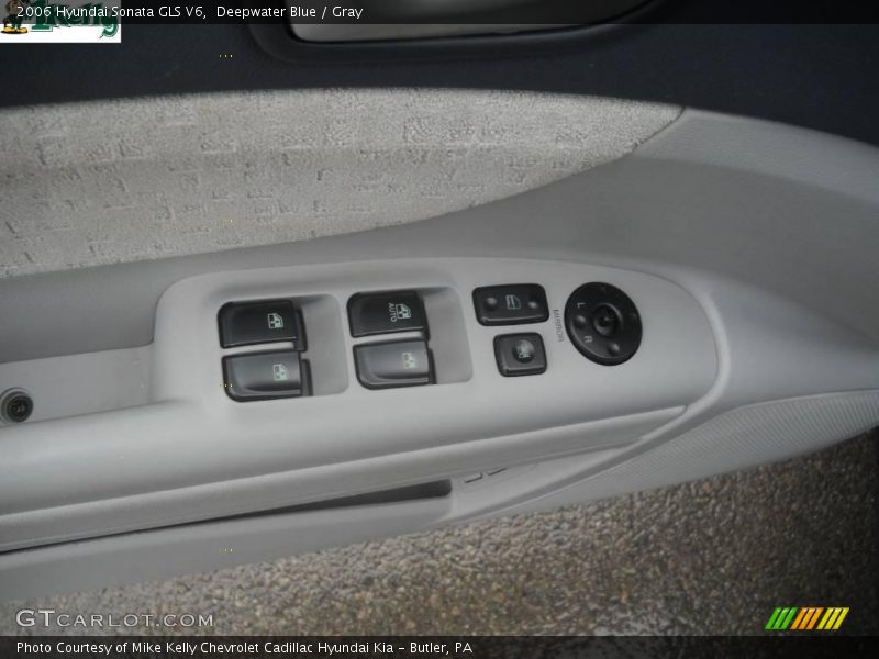 Deepwater Blue / Gray 2006 Hyundai Sonata GLS V6