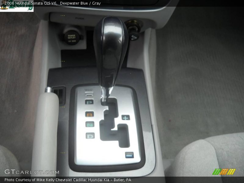 Deepwater Blue / Gray 2006 Hyundai Sonata GLS V6