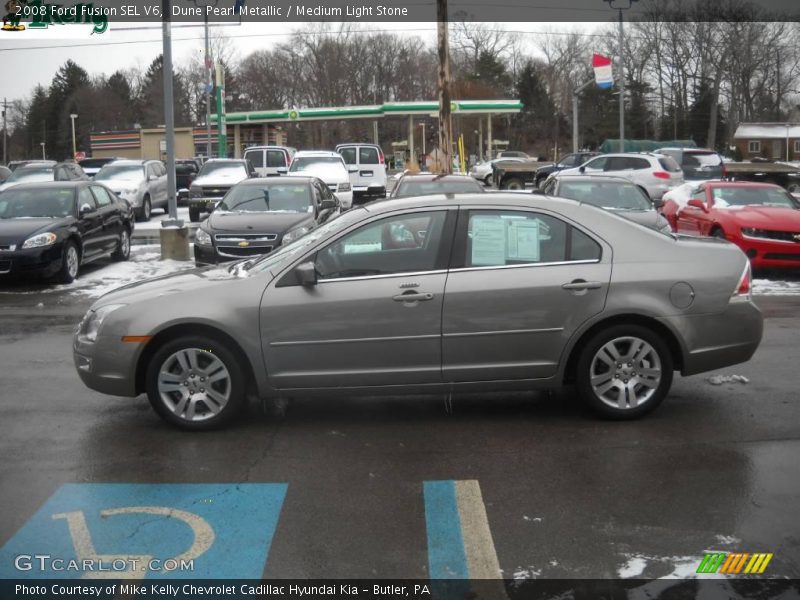 Dune Pearl Metallic / Medium Light Stone 2008 Ford Fusion SEL V6