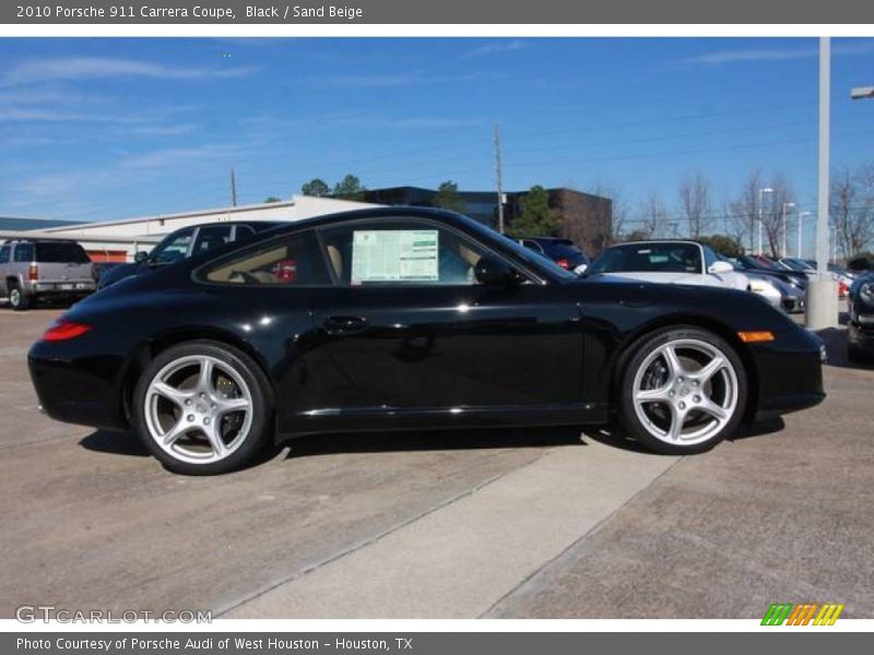 Black / Sand Beige 2010 Porsche 911 Carrera Coupe