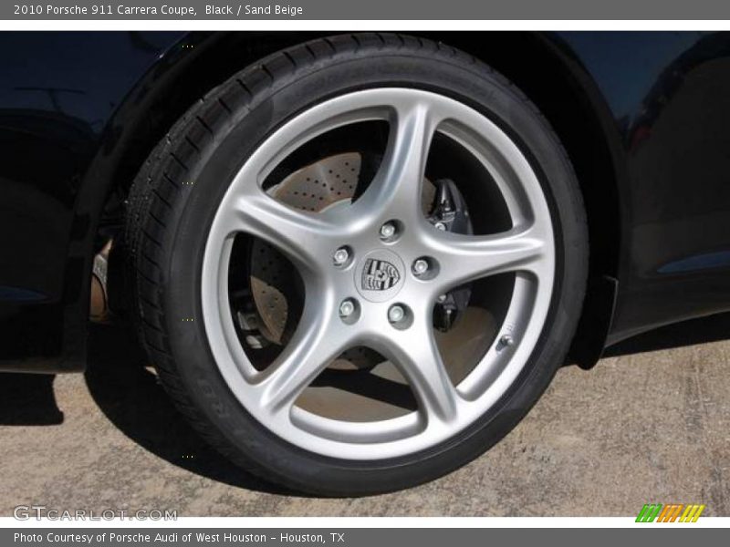 Black / Sand Beige 2010 Porsche 911 Carrera Coupe