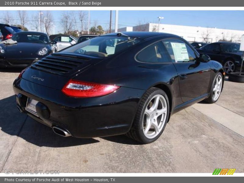 Black / Sand Beige 2010 Porsche 911 Carrera Coupe