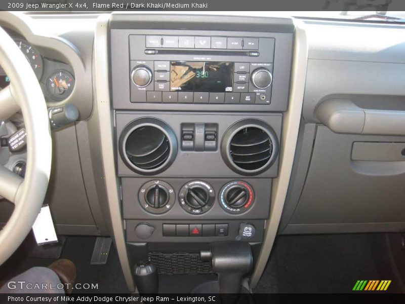 Flame Red / Dark Khaki/Medium Khaki 2009 Jeep Wrangler X 4x4