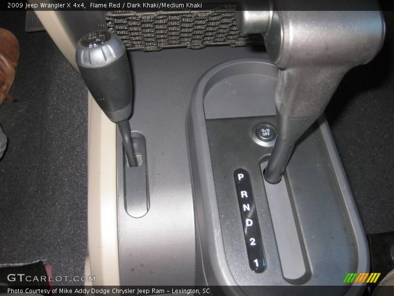 Flame Red / Dark Khaki/Medium Khaki 2009 Jeep Wrangler X 4x4