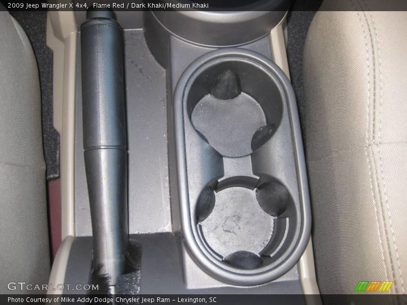 Flame Red / Dark Khaki/Medium Khaki 2009 Jeep Wrangler X 4x4