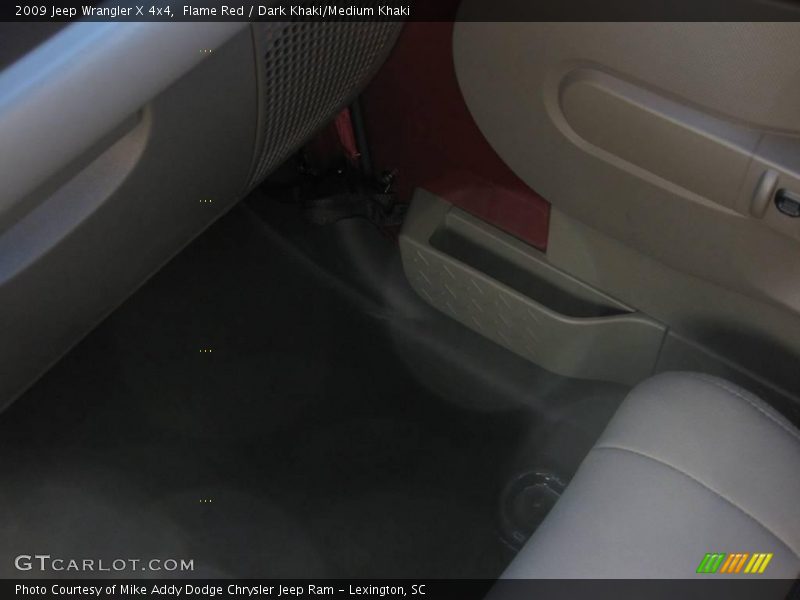 Flame Red / Dark Khaki/Medium Khaki 2009 Jeep Wrangler X 4x4