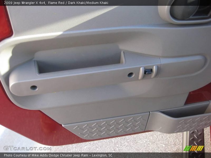 Flame Red / Dark Khaki/Medium Khaki 2009 Jeep Wrangler X 4x4