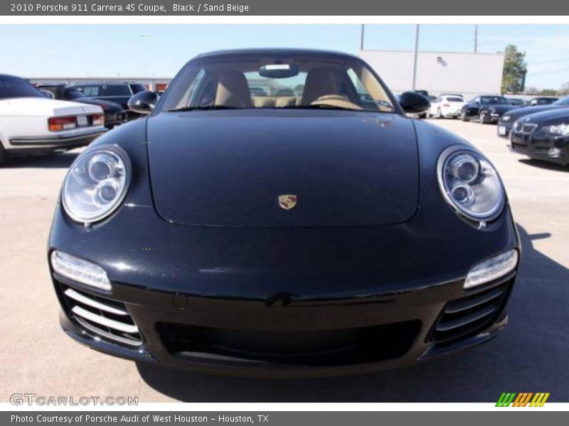Black / Sand Beige 2010 Porsche 911 Carrera 4S Coupe