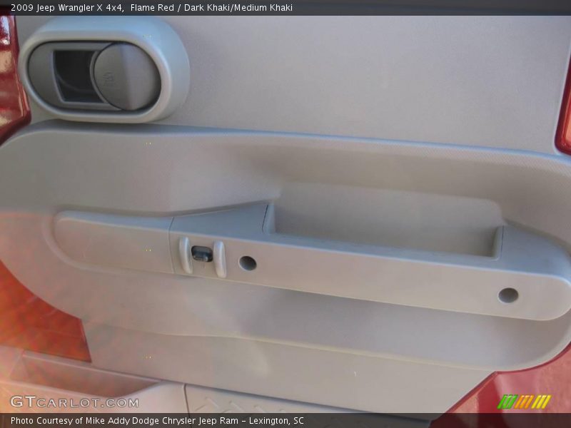 Flame Red / Dark Khaki/Medium Khaki 2009 Jeep Wrangler X 4x4