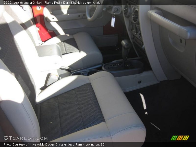 Flame Red / Dark Khaki/Medium Khaki 2009 Jeep Wrangler X 4x4
