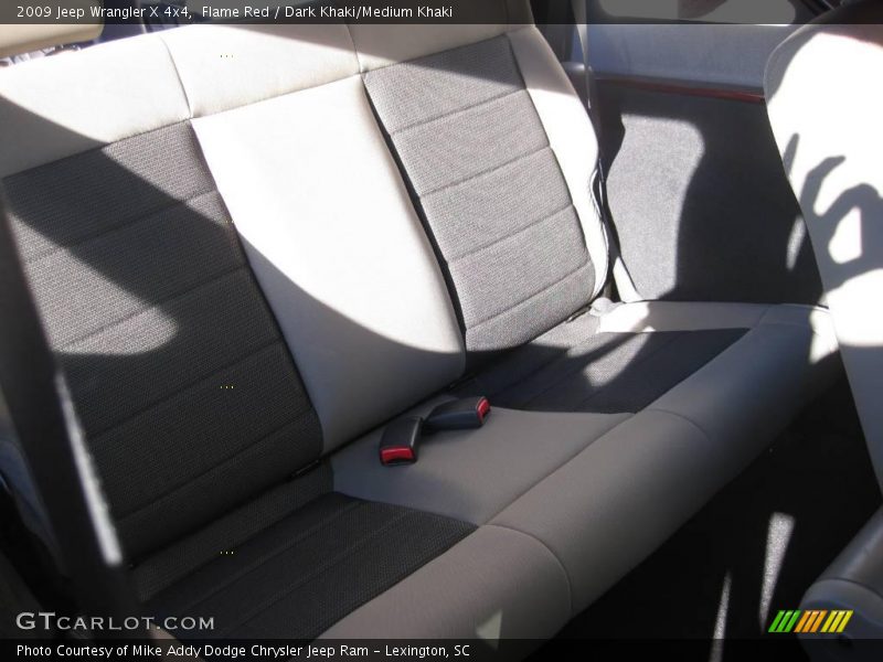 Flame Red / Dark Khaki/Medium Khaki 2009 Jeep Wrangler X 4x4
