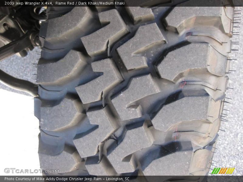 Flame Red / Dark Khaki/Medium Khaki 2009 Jeep Wrangler X 4x4